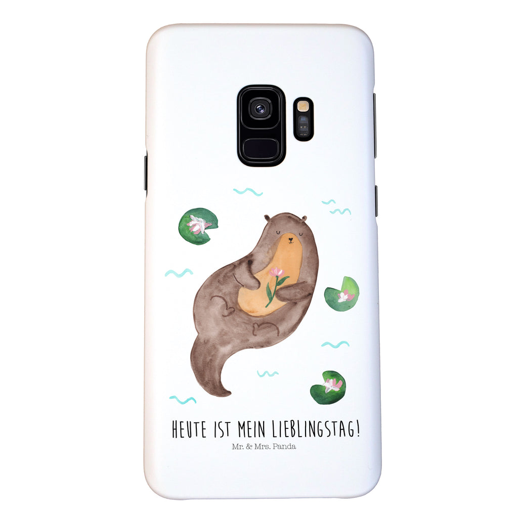 Handyhülle Otter Seerose Handyhülle, Handycover, Cover, Handy, Hülle, Iphone 10, Iphone X, Otter, Fischotter, Seeotter, Otter Seeotter See Otter