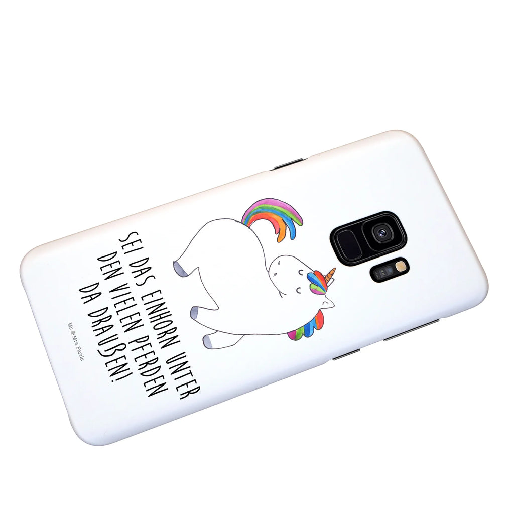 Handyhülle Einhorn Stolzieren Handyhülle, Handycover, Cover, Handy, Hülle, Iphone 10, Iphone X, Einhorn, Einhörner, Einhorn Deko, Pegasus, Unicorn, stolz, anders, bunt, Pferd, Reiter, Reiten, Freundin, Geschenk