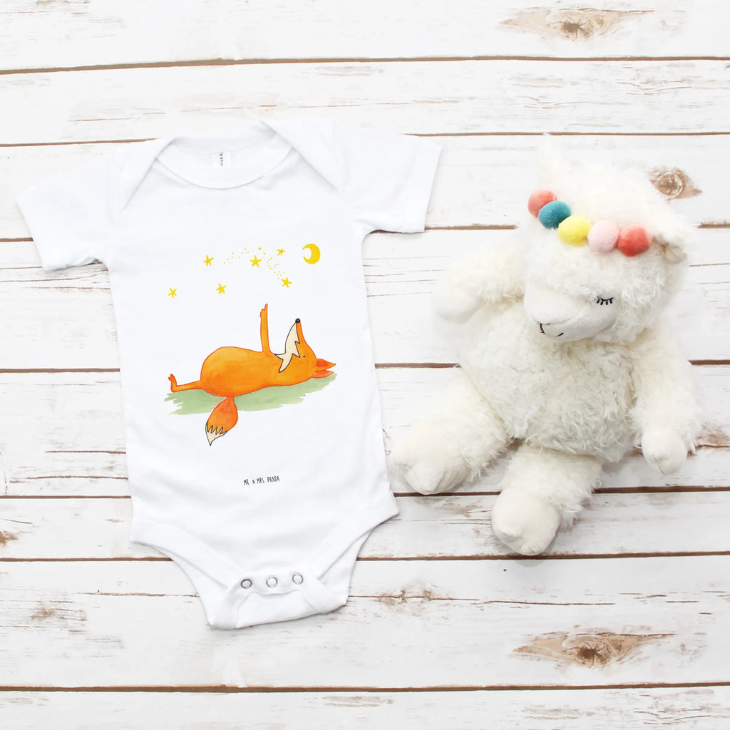 Organic Baby Body Fuchs Sterne Babykleidung, Babystrampler, Strampler, Wickelbody, Baby Erstausstattung, Junge, Mädchen, Fuchs, Füchse, tröstende Worte, Spruch positiv, Spruch schön, Romantik, Always Look on the Bright Side of Life