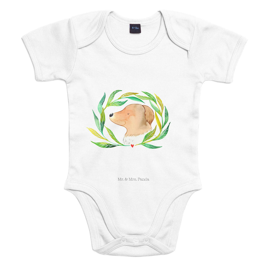 Organic Baby Body Hund Blumen Babykleidung, Babystrampler, Strampler, Wickelbody, Baby Erstausstattung, Junge, Mädchen, Hund, Hundemotiv, Haustier, Hunderasse, Tierliebhaber, Hundebesitzer, Sprüche, Ranke, Therapie, Selbsttherapie, Hundeliebe, Hundeglück, Hunde