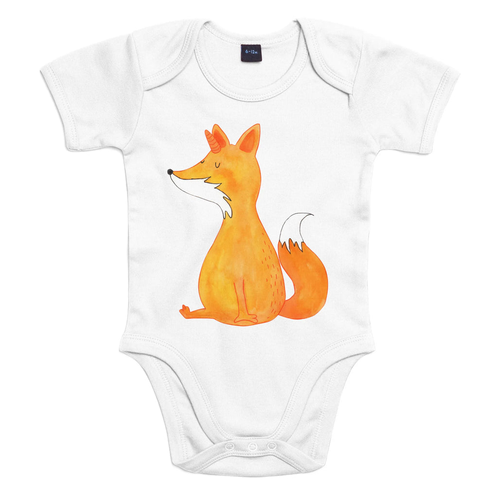 Organic Baby Body Einhorn Wunsch Babykleidung, Babystrampler, Strampler, Wickelbody, Baby Erstausstattung, Junge, Mädchen, Einhorn, Einhörner, Einhorn Deko, Pegasus, Unicorn, Fuchs, Unicorns, Fuchshörnchen, Fuchshorn, Foxycorn, Füchse