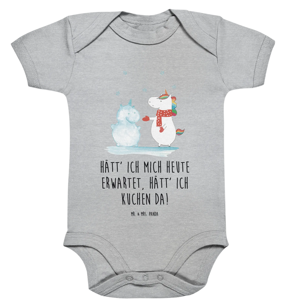 Organic Baby Body Einhorn Schneemann Babykleidung, Babystrampler, Strampler, Wickelbody, Baby Erstausstattung, Junge, Mädchen, Einhorn, Einhörner, Einhorn Deko, Unicorn, Schneemann, Winter, Schnee, Kuchen, Weihnachten, kalt, Mütze, Handschuhe, X-Mas