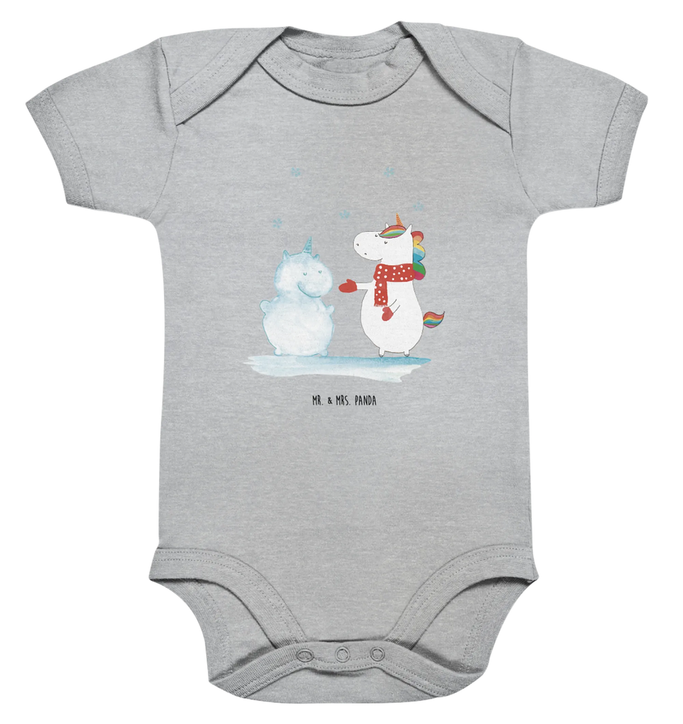 Organic Baby Body Einhorn Schneemann Babykleidung, Babystrampler, Strampler, Wickelbody, Baby Erstausstattung, Junge, Mädchen, Einhorn, Einhörner, Einhorn Deko, Unicorn, Schneemann, Winter, Schnee, Kuchen, Weihnachten, kalt, Mütze, Handschuhe, X-Mas