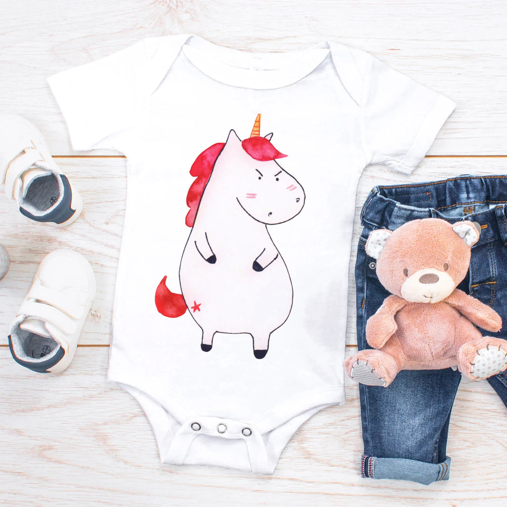 Organic Baby Body Einhorn Wut Babykleidung, Babystrampler, Strampler, Wickelbody, Baby Erstausstattung, Junge, Mädchen, Einhorn, Einhörner, Einhorn Deko, Pegasus, Unicorn, Realität, Ansage, lustlos, nein, Büro, Arbeit, wütend, dumme Fragen, lustig, Spaß, Geschenk