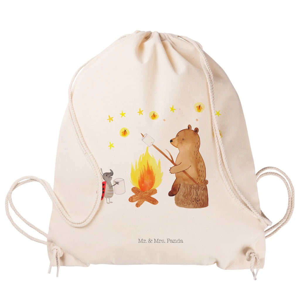 Sportbeutel Bär & Marienkäfer Lagerfeuer Sportbeutel, Turnbeutel, Beutel, Sporttasche, Tasche, Stoffbeutel, Sportbeutel Kinder, Gymsack, Beutel Rucksack, Kleine Sporttasche, Sportzubehör, Turnbeutel Baumwolle, Bär, Teddy, Teddybär, Lagerfeuer