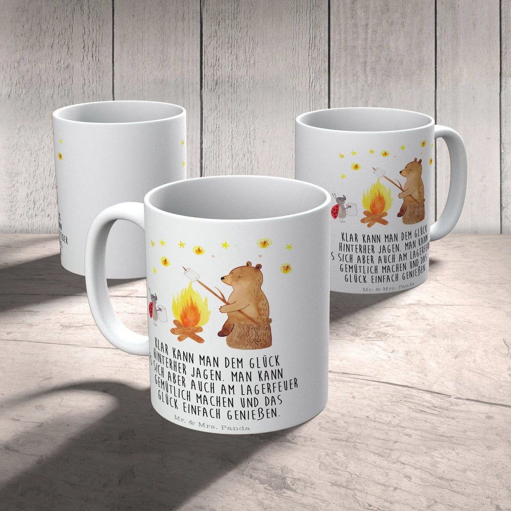 Tasse Bär & Marienkäfer Lagerfeuer Tasse, Kaffeetasse, Teetasse, Becher, Kaffeebecher, Teebecher, Keramiktasse, Porzellantasse, Büro Tasse, Geschenk Tasse, Tasse Sprüche, Tasse Motive, Kaffeetassen, Tasse bedrucken, Designer Tasse, Cappuccino Tassen, Schöne Teetassen, Bär, Teddy, Teddybär, Lagerfeuer