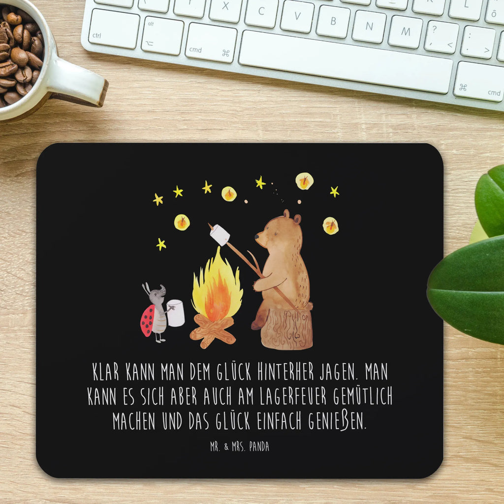 Mauspad Bär & Marienkäfer Lagerfeuer Mousepad, Computer zubehör, Büroausstattung, PC Zubehör, Arbeitszimmer, Mauspad, Einzigartiges Mauspad, Designer Mauspad, Mausunterlage, Mauspad Büro, Bär, Teddy, Teddybär, Lagerfeuer