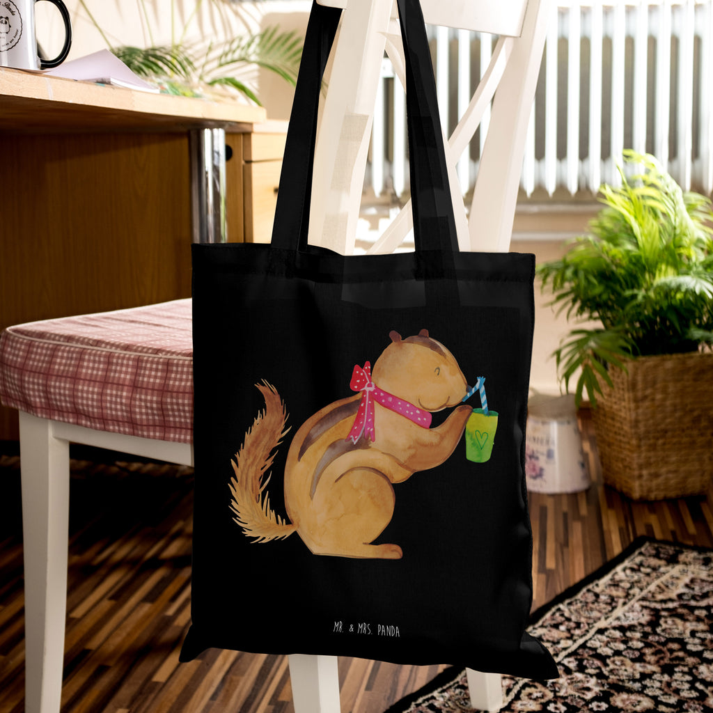 Tragetasche Eichhörnchen Smoothie Beuteltasche, Beutel, Einkaufstasche, Jutebeutel, Stoffbeutel, Tasche, Shopper, Umhängetasche, Strandtasche, Schultertasche, Stofftasche, Tragetasche, Badetasche, Jutetasche, Einkaufstüte, Laptoptasche, Tiermotive, Gute Laune, lustige Sprüche, Tiere, Green Smoothies, Diät, Abnehmen, Streifenhörnchen, Eichhörnchen