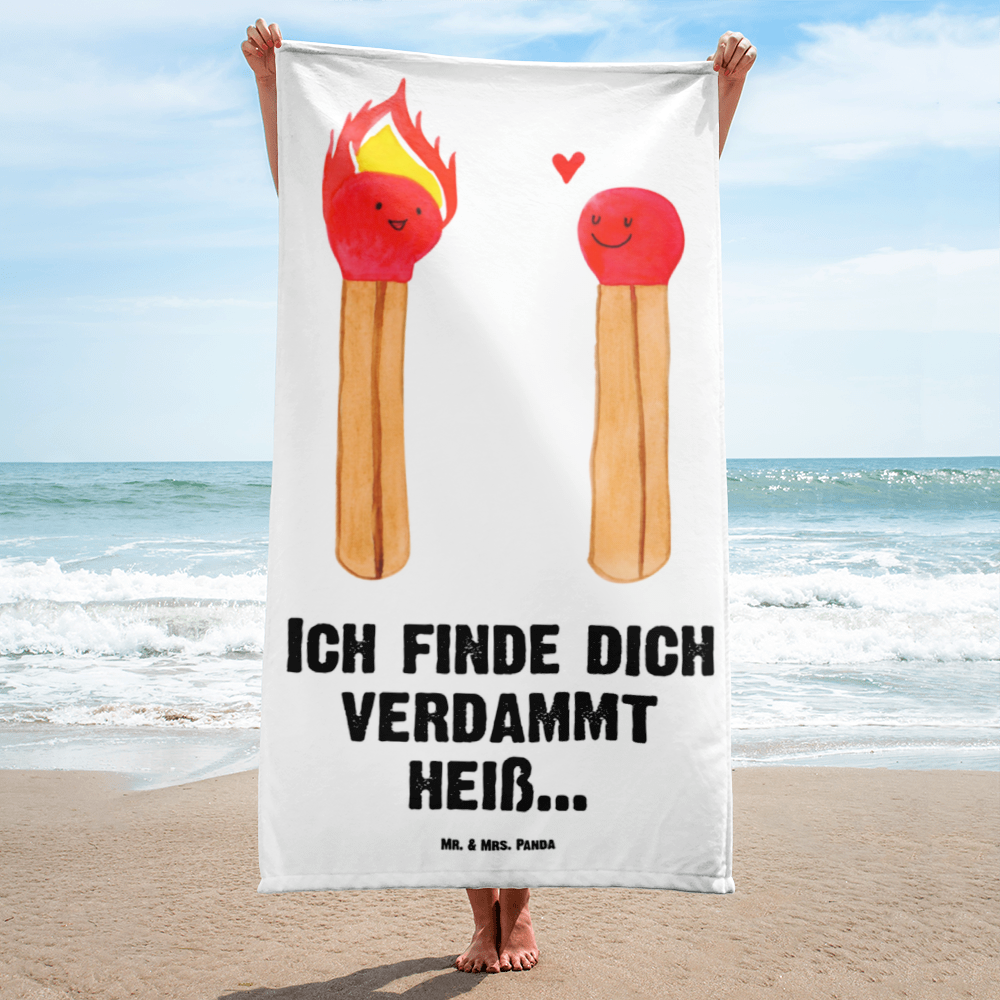 XL Badehandtuch Streichhölzer Handtuch, Badetuch, Duschtuch, Strandtuch, Saunatuch, Liebe, Partner, Freund, Freundin, Ehemann, Ehefrau, Heiraten, Verlobung, Heiratsantrag, Liebesgeschenk, Jahrestag, Hocheitstag, Streichhölzer