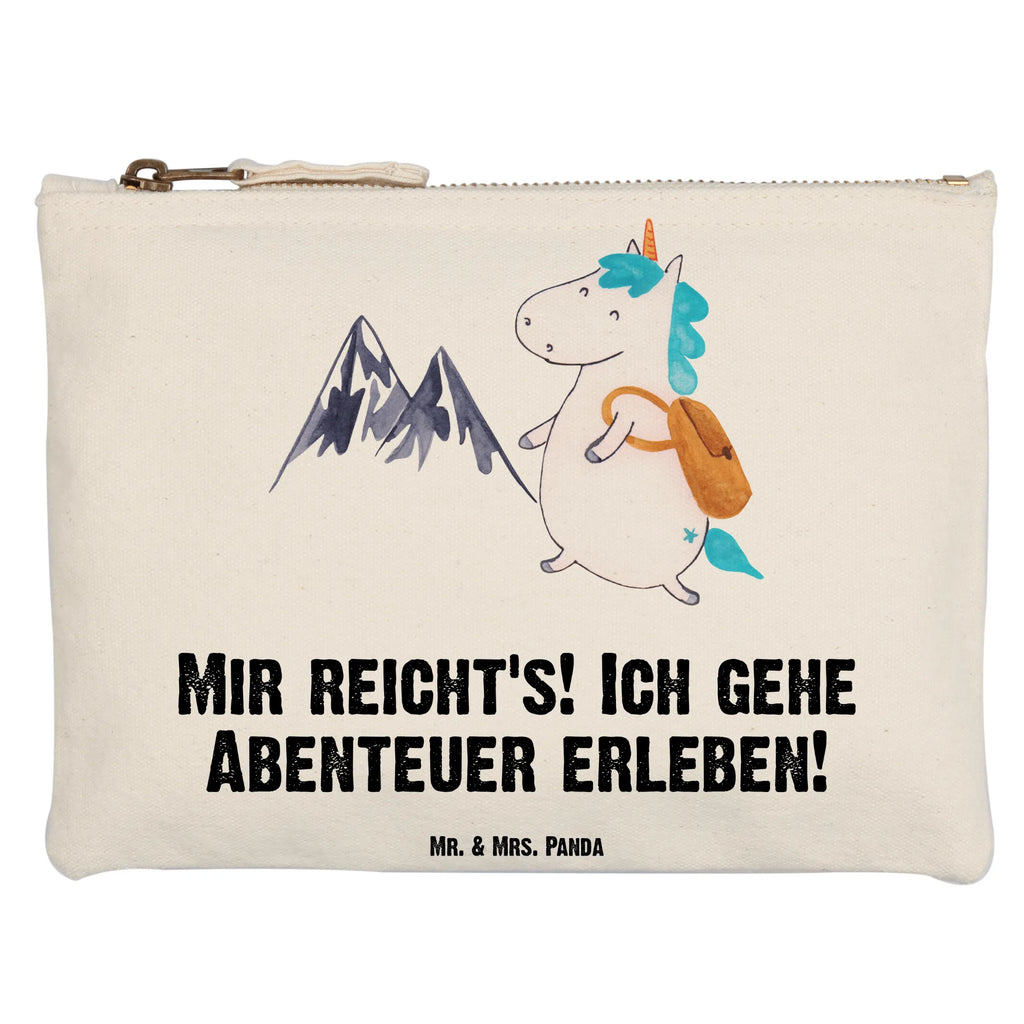 Schminktasche Einhorn Bergsteiger Schminktasche, Kosmetiktasche, Kosmetikbeutel, Stiftemäppchen, Etui, Federmappe, Makeup, XXL, Schminketui, Kosmetiketui, Schlamperetui, Einhorn, Einhörner, Einhorn Deko, Pegasus, Unicorn, Bergsteiger, Abenteuer, Berge, Abenteurer, Weltenbummler, Weltreise, Reisen, Urlaub, Entdecker