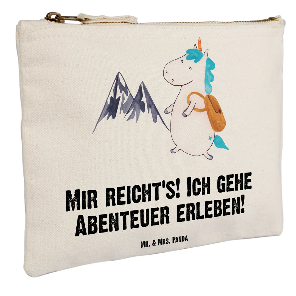 Schminktasche Einhorn Bergsteiger Schminktasche, Kosmetiktasche, Kosmetikbeutel, Stiftemäppchen, Etui, Federmappe, Makeup, XXL, Schminketui, Kosmetiketui, Schlamperetui, Einhorn, Einhörner, Einhorn Deko, Pegasus, Unicorn, Bergsteiger, Abenteuer, Berge, Abenteurer, Weltenbummler, Weltreise, Reisen, Urlaub, Entdecker