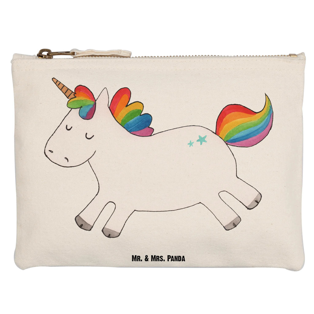 Schminktasche Einhorn Happy Schminktasche, Kosmetiktasche, Kosmetikbeutel, Stiftemäppchen, Etui, Federmappe, Makeup, XXL, Schminketui, Kosmetiketui, Schlamperetui, Einhorn, Einhörner, Einhorn Deko, Pegasus, Unicorn, glücklich, fröhlich, Spaß, Freude, Lebensfreude, witzig, spannend, Lächeln, Lachen