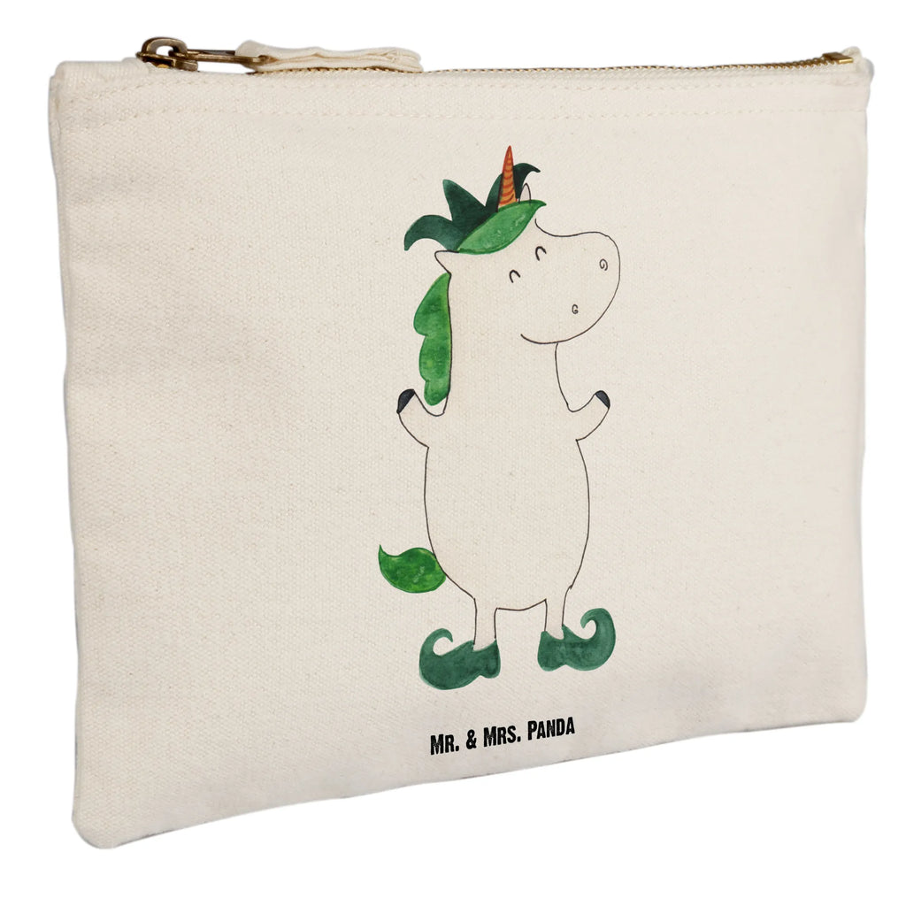 Schminktasche Einhorn Joker Schminktasche, Kosmetiktasche, Kosmetikbeutel, Stiftemäppchen, Etui, Federmappe, Makeup, XXL, Schminketui, Kosmetiketui, Schlamperetui, Einhorn, Einhörner, Einhorn Deko, Pegasus, Unicorn, Hofnarr, Kasper, Gaukler, Mittelalter