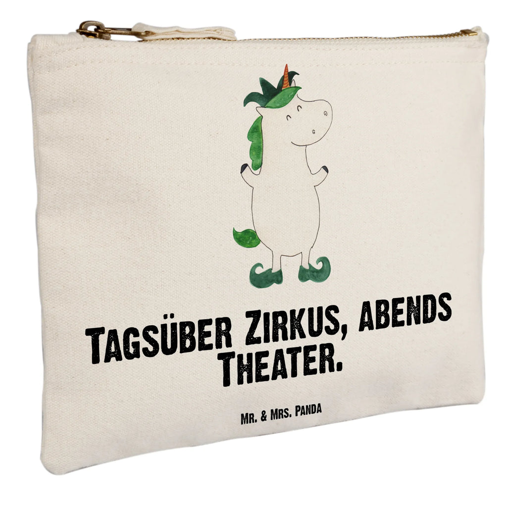 Schminktasche Einhorn Joker Schminktasche, Kosmetiktasche, Kosmetikbeutel, Stiftemäppchen, Etui, Federmappe, Makeup, XXL, Schminketui, Kosmetiketui, Schlamperetui, Einhorn, Einhörner, Einhorn Deko, Pegasus, Unicorn, Hofnarr, Kasper, Gaukler, Mittelalter