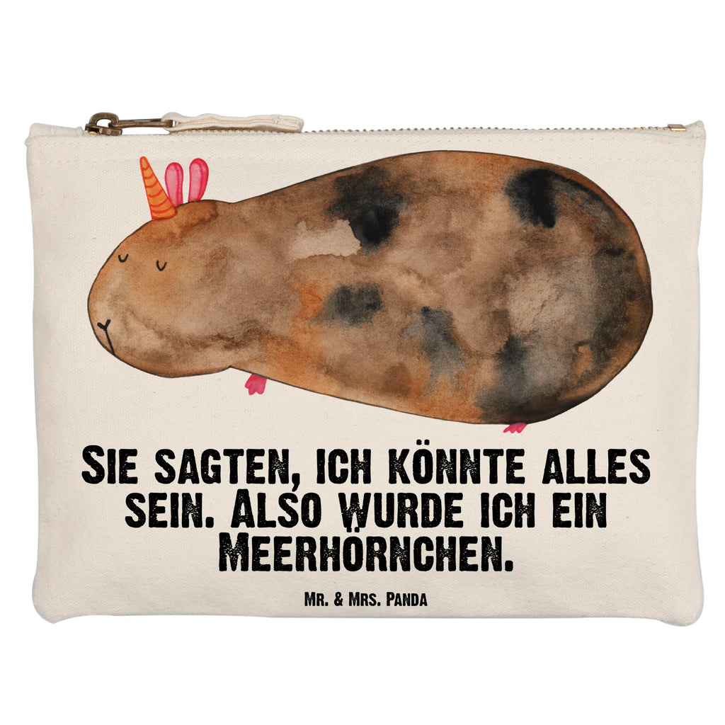 Schminktasche Einhorn Meerschweinchen Schminktasche, Kosmetiktasche, Kosmetikbeutel, Stiftemäppchen, Etui, Federmappe, Makeup, XXL, Schminketui, Kosmetiketui, Schlamperetui, Einhorn, Einhörner, Einhorn Deko, Pegasus, Unicorn, Meerhörnchen, Meericorn, Meerschwein, Meerschweinchen