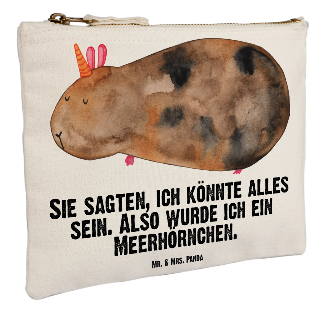 Schminktasche Einhorn Meerschweinchen Schminktasche, Kosmetiktasche, Kosmetikbeutel, Stiftemäppchen, Etui, Federmappe, Makeup, XXL, Schminketui, Kosmetiketui, Schlamperetui, Einhorn, Einhörner, Einhorn Deko, Pegasus, Unicorn, Meerhörnchen, Meericorn, Meerschwein, Meerschweinchen