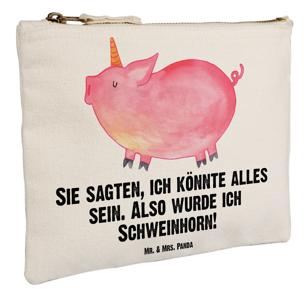 Schminktasche Einhorn Schweinhorn Schminktasche, Kosmetiktasche, Kosmetikbeutel, Stiftemäppchen, Etui, Federmappe, Makeup, XXL, Schminketui, Kosmetiketui, Schlamperetui, Einhorn, Einhörner, Einhorn Deko, Pegasus, Unicorn, Party, Spaß, Schwein, Schweinhorn, Bauer, witzig. lustig, Spruch, geschenk, Pig, Piggy, funny, english, englisch