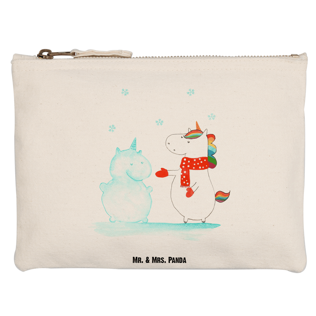 Schminktasche Einhorn Schneemann Schminktasche, Kosmetiktasche, Kosmetikbeutel, Stiftemäppchen, Etui, Federmappe, Makeup, XXL, Schminketui, Kosmetiketui, Schlamperetui, Einhorn, Einhörner, Einhorn Deko, Pegasus, Unicorn, Schneemann, Winter, Schnee, Kuchen, Weihnachten, kalt, Mütze, Handschuhe, X-Mas