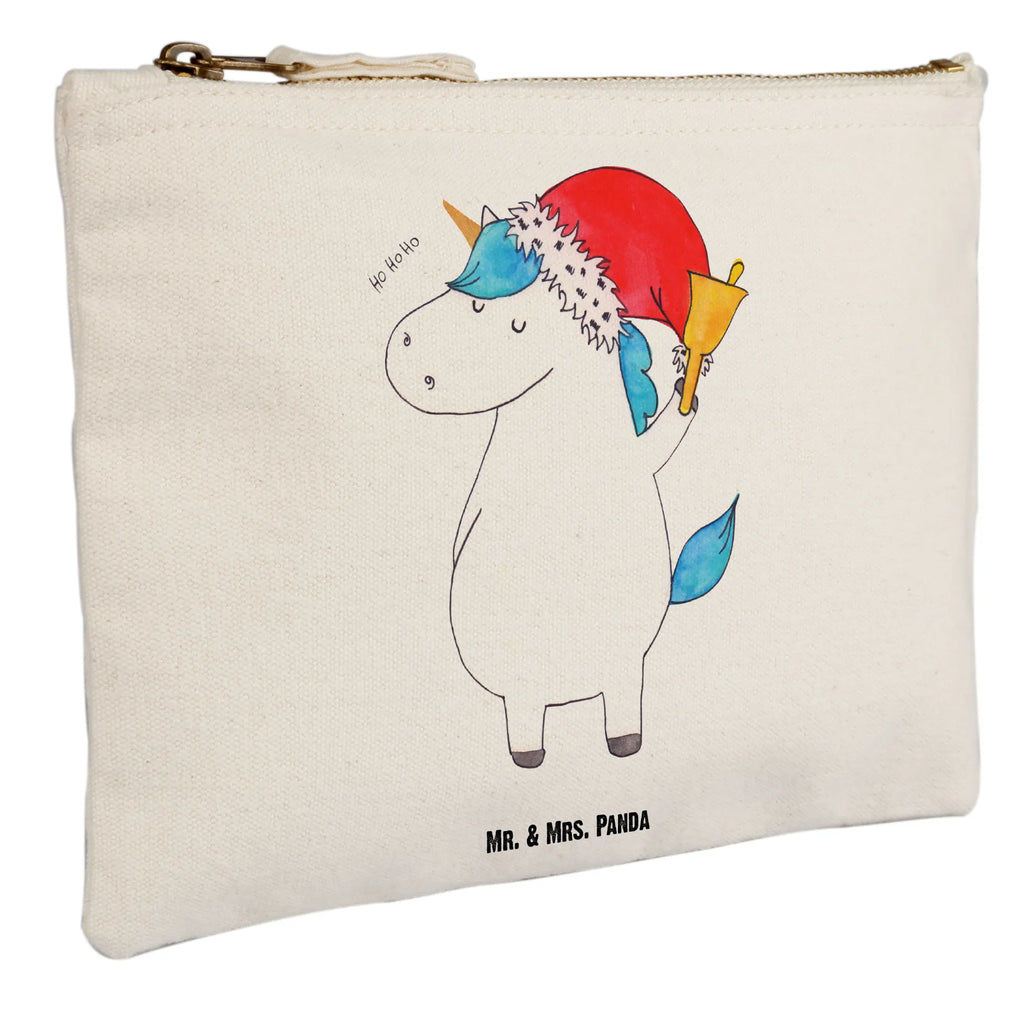 Schminktasche Einhorn Weihnachtsmann Schminktasche, Kosmetiktasche, Kosmetikbeutel, Stiftemäppchen, Etui, Federmappe, Makeup, XXL, Schminketui, Kosmetiketui, Schlamperetui, Einhorn, Einhörner, Einhorn Deko, Pegasus, Unicorn, Gin, Schokolade, Schoki, Weihnachten, Weihnachtsmann, Nikolaus, Wunschzettel, Wunschliste, Feenstaub