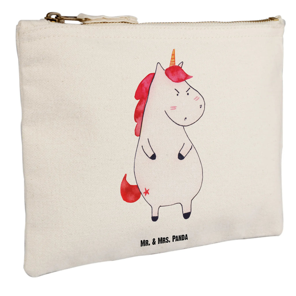 Schminktasche Einhorn Wut Schminktasche, Kosmetiktasche, Kosmetikbeutel, Stiftemäppchen, Etui, Federmappe, Makeup, XXL, Schminketui, Kosmetiketui, Schlamperetui, Einhorn, Einhörner, Einhorn Deko, Pegasus, Unicorn, Realität, Ansage, lustlos, nein, Büro, Arbeit, wütend, dumme Fragen, lustig, Spaß, Geschenk