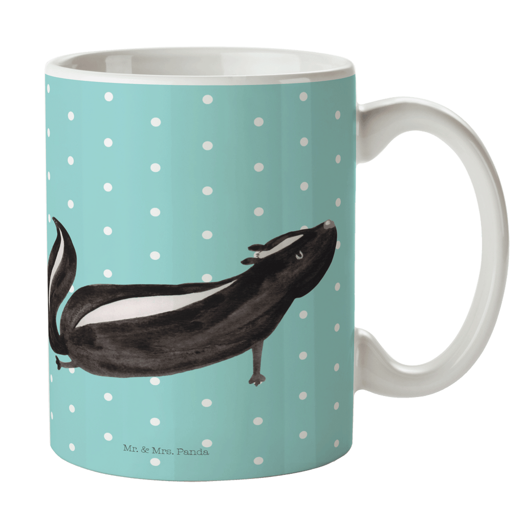 Tasse Stinktier Yoga Tasse, Kaffeetasse, Teetasse, Becher, Kaffeebecher, Teebecher, Keramiktasse, Porzellantasse, Büro Tasse, Geschenk Tasse, Tasse Sprüche, Tasse Motive, Kaffeetassen, Tasse bedrucken, Designer Tasse, Cappuccino Tassen, Schöne Teetassen, Stinktier, Skunk, Wildtier, Raubtier, Stinker, Stinki, Yoga, Namaste, Lebe, Liebe, Lache