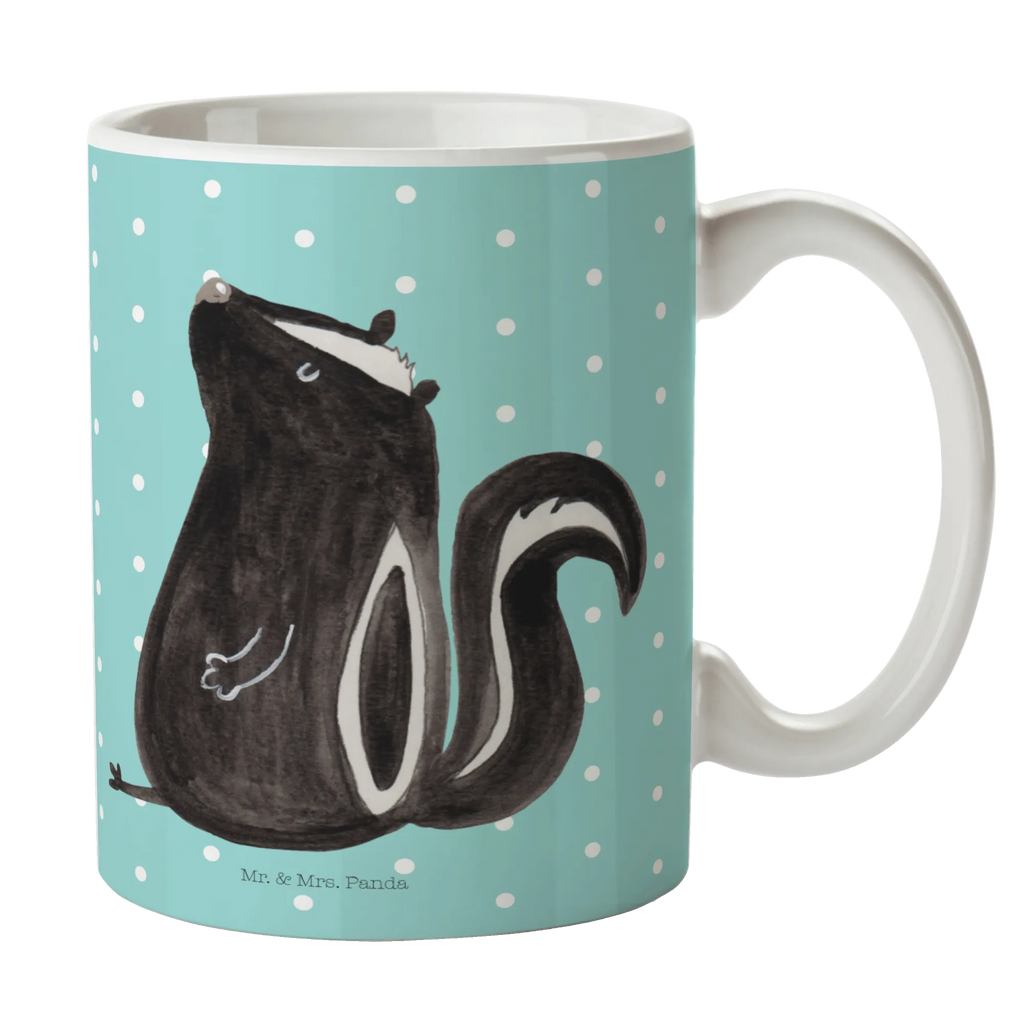 Tasse Stinktier Sitzen Tasse, Kaffeetasse, Teetasse, Becher, Kaffeebecher, Teebecher, Keramiktasse, Porzellantasse, Büro Tasse, Geschenk Tasse, Tasse Sprüche, Tasse Motive, Kaffeetassen, Tasse bedrucken, Designer Tasse, Cappuccino Tassen, Schöne Teetassen, Stinktier, Skunk, Wildtier, Raubtier, Stinker, Stinki, Spruch, Büro, Recht, Besserwisser