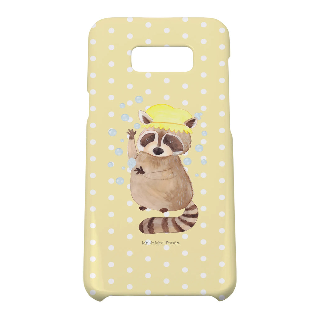 Handyhülle Waschbär Handyhülle, Handycover, Cover, Handy, Hülle, Iphone 10, Iphone X, Tiermotive, Gute Laune, lustige Sprüche, Tiere, Waschbär, Tagträumen, Plan, Fröhlich, waschen, Seifenblasen