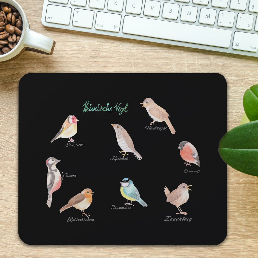 Mauspad Heimische Vögel Mousepad, Computer zubehör, Büroausstattung, PC Zubehör, Arbeitszimmer, Mauspad, Einzigartiges Mauspad, Designer Mauspad, Mausunterlage, Mauspad Büro, Blumen Deko, Frühlings Deko, Sommer Deko, Dekoration, positive Botschaft, Naturliebhaber, Outdoor, Natur, Abenteuer, Vögel, Heimische Vögel