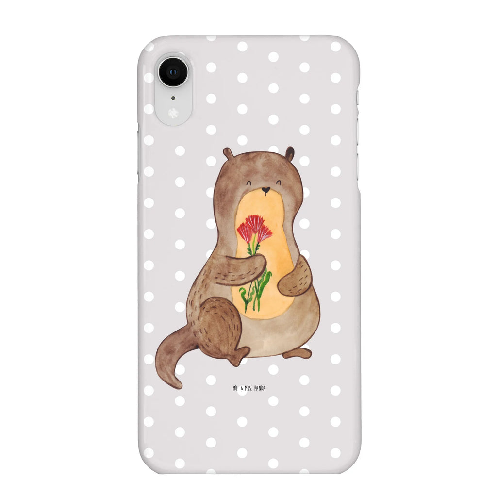 Handyhülle Otter Blumenstrauß Handyhülle, Handycover, Cover, Handy, Hülle, Iphone 10, Iphone X, Otter, Fischotter, Seeotter, Otter Seeotter See Otter