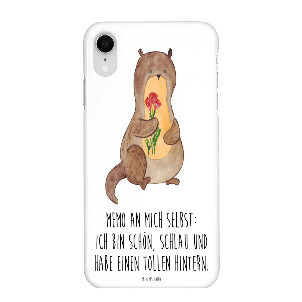 Handyhülle Otter Blumenstrauß Handyhülle, Handycover, Cover, Handy, Hülle, Iphone 10, Iphone X, Otter, Fischotter, Seeotter, Otter Seeotter See Otter