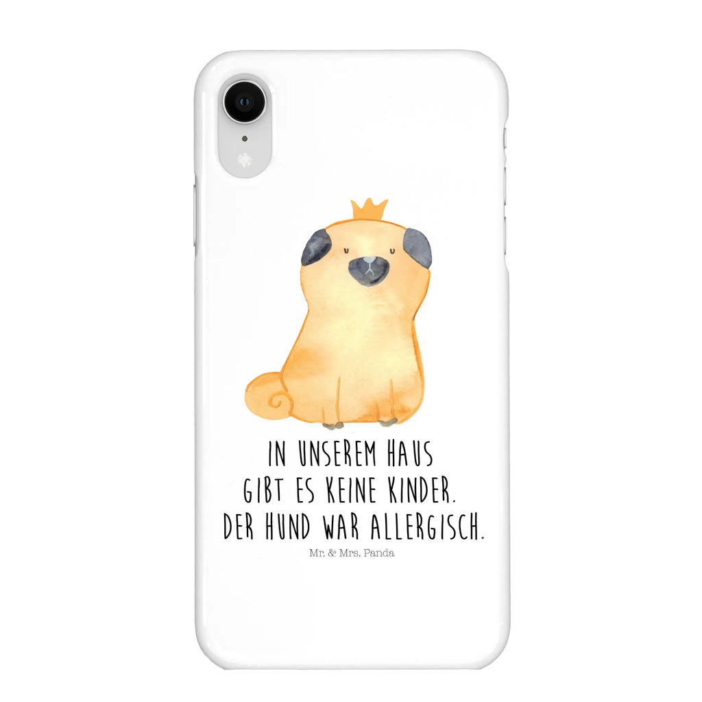 Handyhülle Mops Krone Handyhülle, Handycover, Cover, Handy, Hülle, Iphone 10, Iphone X, Hund, Hundemotiv, Haustier, Hunderasse, Tierliebhaber, Hundebesitzer, Sprüche, Mops, allergisch, kinderlos, Hausregel, Hundebesitzer. Spruch, lustig