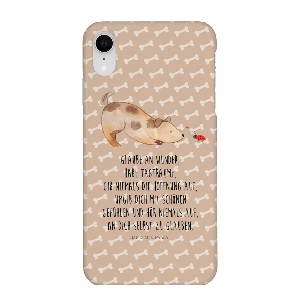 Handyhülle Hund Marienkäfer Handyhülle, Handycover, Cover, Handy, Hülle, Iphone 10, Iphone X, Hund, Hundemotiv, Haustier, Hunderasse, Tierliebhaber, Hundebesitzer, Sprüche, Hunde, Hundespruch, Marienkäfer, Mischling, Mischlinghund