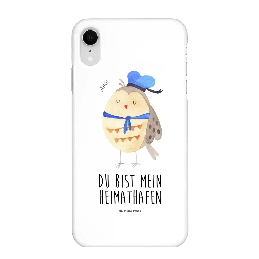 Handyhülle Eule Matrose Handyhülle, Handycover, Cover, Handy, Hülle, Iphone 10, Iphone X, Eule, Eule Spruch, Eule Deko, Owl, Wortspiel lustig, Matrose, Freundin, Ehe, Seefahrer, Heimathafen, Hochzeitstag Geschenk