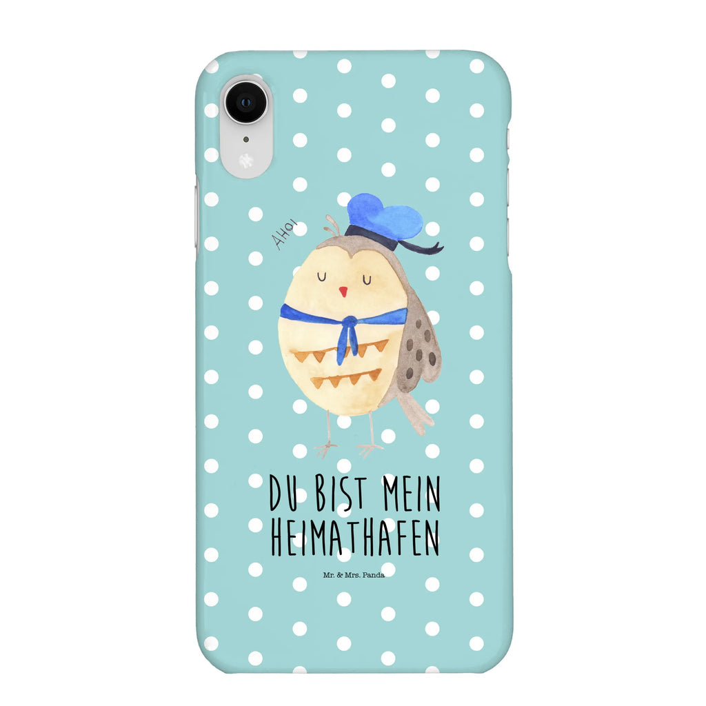 Handyhülle Eule Matrose Handyhülle, Handycover, Cover, Handy, Hülle, Iphone 10, Iphone X, Eule, Eule Spruch, Eule Deko, Owl, Wortspiel lustig, Matrose, Freundin, Ehe, Seefahrer, Heimathafen, Hochzeitstag Geschenk