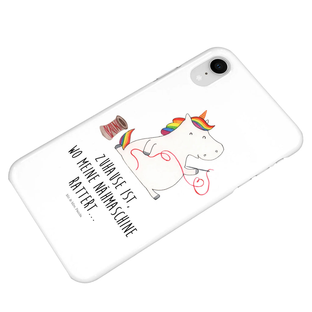 Handyhülle Einhorn Näherin Handyhülle, Handycover, Cover, Handy, Hülle, Iphone 10, Iphone X, Einhorn, Einhörner, Einhorn Deko, Pegasus, Unicorn, Näherin, nähen, Mädchen, Freundin, Häkeln, Stricken, basteln, Nähzimmer