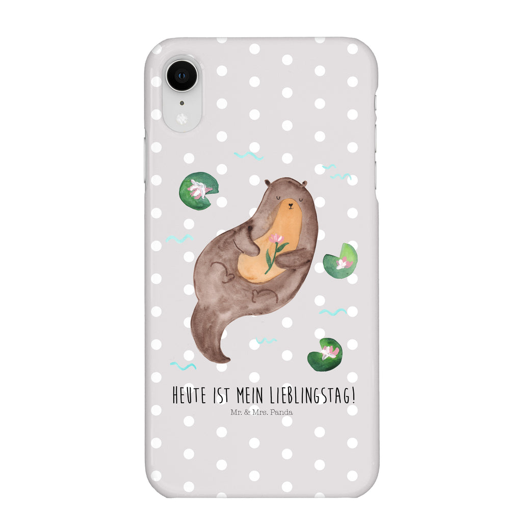 Handyhülle Otter Seerose Handyhülle, Handycover, Cover, Handy, Hülle, Iphone 10, Iphone X, Otter, Fischotter, Seeotter, Otter Seeotter See Otter