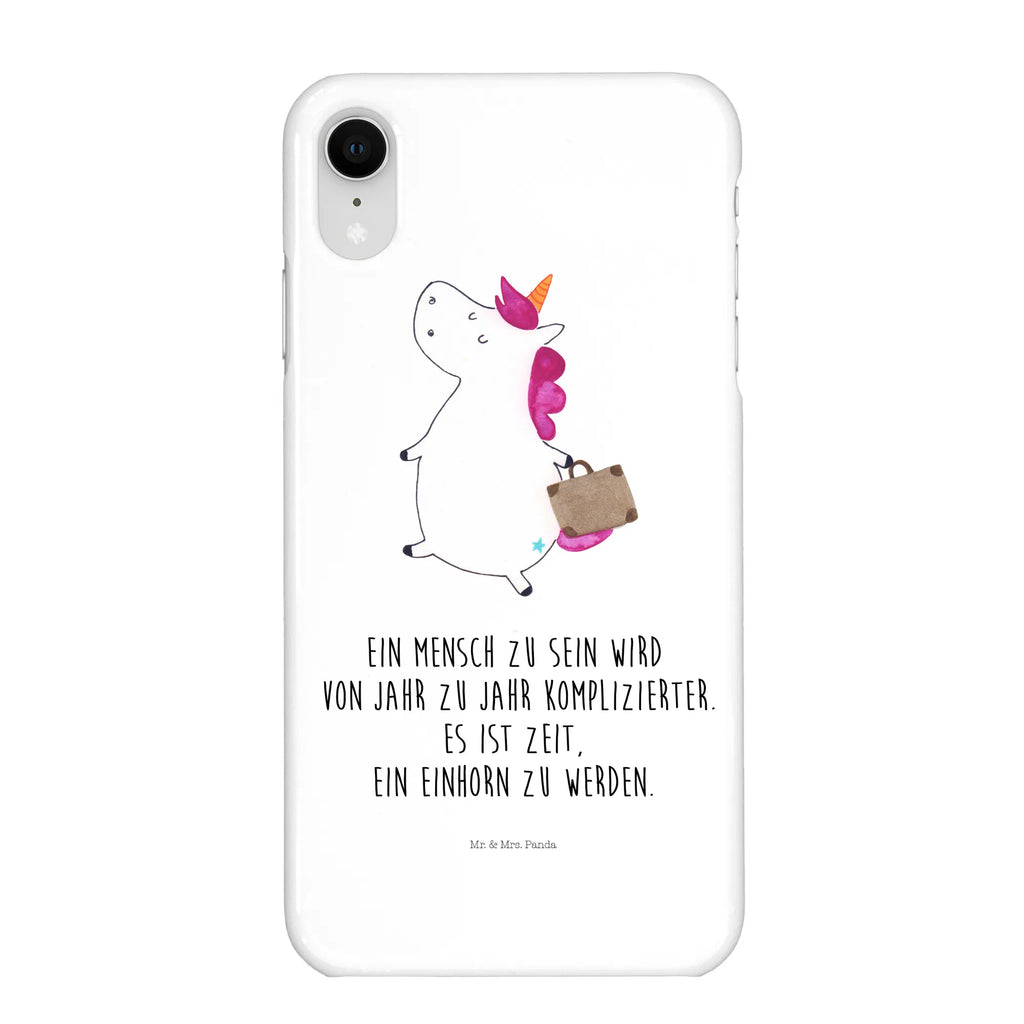 Handyhülle Einhorn Koffer Handyhülle, Handycover, Cover, Handy, Hülle, Iphone 10, Iphone X, Einhorn, Einhörner, Einhorn Deko, Pegasus, Unicorn, unicorn, Koffer, Verreisen, Reise, Gepäck, Abenteuer, Erwachsen, Kind, albern, Spaß, lustig, witzig