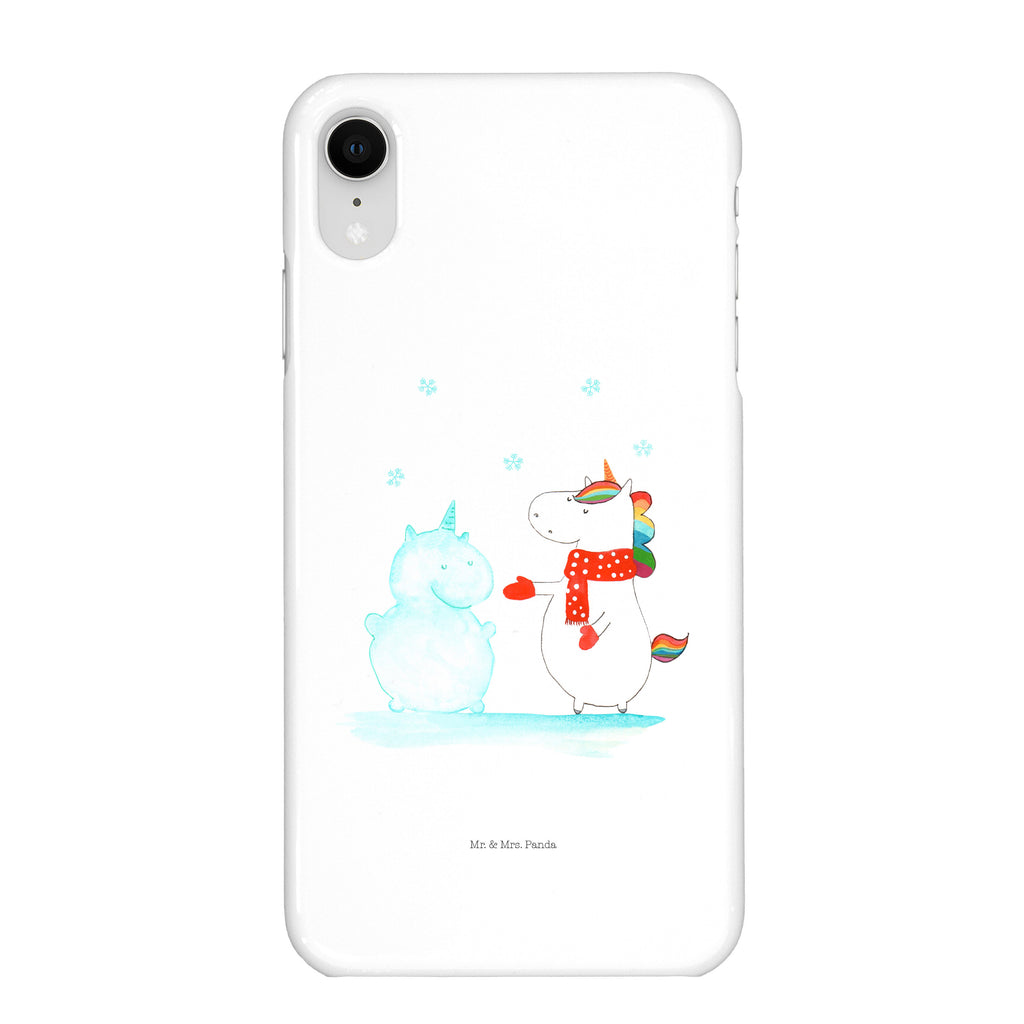 Handyhülle Einhorn Schneemann Handyhülle, Handycover, Cover, Handy, Hülle, Iphone 10, Iphone X, Einhorn, Einhörner, Einhorn Deko, Pegasus, Unicorn, Schneemann, Winter, Schnee, Kuchen, Weihnachten, kalt, Mütze, Handschuhe, X-Mas