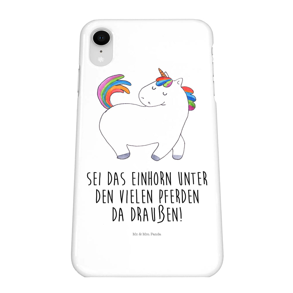 Handyhülle Einhorn Stolzieren Handyhülle, Handycover, Cover, Handy, Hülle, Iphone 10, Iphone X, Einhorn, Einhörner, Einhorn Deko, Pegasus, Unicorn, stolz, anders, bunt, Pferd, Reiter, Reiten, Freundin, Geschenk