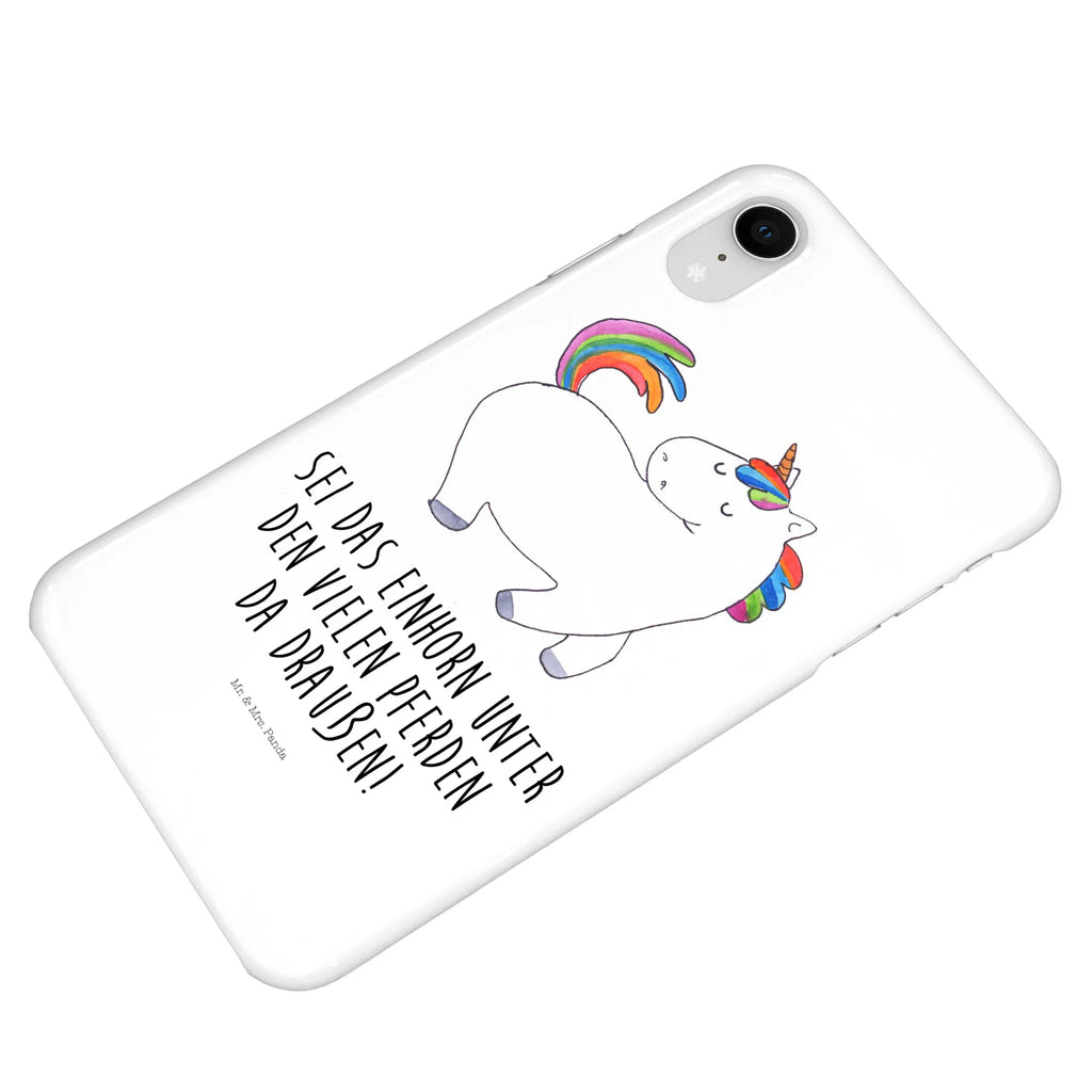 Handyhülle Einhorn Stolzieren Handyhülle, Handycover, Cover, Handy, Hülle, Iphone 10, Iphone X, Einhorn, Einhörner, Einhorn Deko, Pegasus, Unicorn, stolz, anders, bunt, Pferd, Reiter, Reiten, Freundin, Geschenk