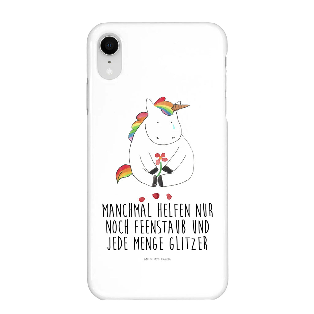 Handyhülle Einhorn Traurig Handyhülle, Handycover, Cover, Handy, Hülle, Iphone 10, Iphone X, Einhorn, Einhörner, Einhorn Deko, Pegasus, Unicorn, Glitzer, Trösten. Freundschaft, Freunde, Liebe, Trauer, Grußkarte, Blume