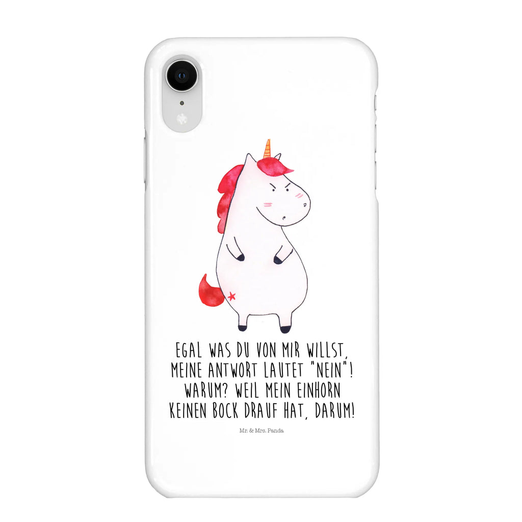 Handyhülle Einhorn Wut Handyhülle, Handycover, Cover, Handy, Hülle, Iphone 10, Iphone X, Einhorn, Einhörner, Einhorn Deko, Pegasus, Unicorn, Realität, Ansage, lustlos, nein, Büro, Arbeit, wütend, dumme Fragen, lustig, Spaß, Geschenk