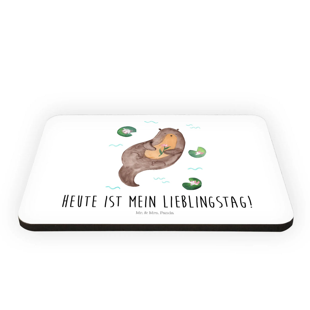 Magnet Otter mit Seerose Kühlschrankmagnet, Pinnwandmagnet, Souvenir Magnet, Motivmagnete, Dekomagnet, Whiteboard Magnet, Notiz Magnet, Kühlschrank Dekoration, Otter, Fischotter, Seeotter, Otter Seeotter See Otter