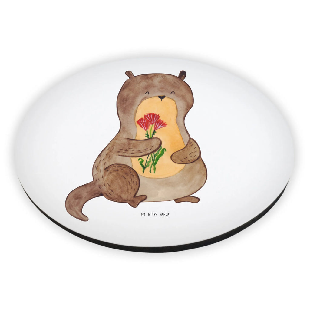 Rund Magnet Otter Blumenstrauß Kühlschrankmagnet, Pinnwandmagnet, Souvenir Magnet, Motivmagnete, Dekomagnet, Whiteboard Magnet, Notiz Magnet, Kühlschrank Dekoration, Otter, Fischotter, Seeotter, Otter Seeotter See Otter