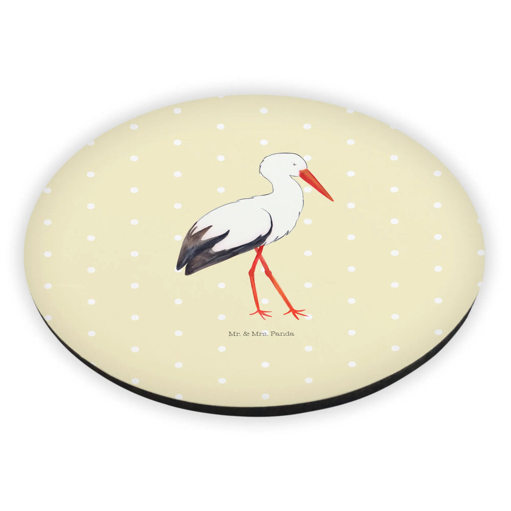 Rund Magnet Storch Kühlschrankmagnet, Pinnwandmagnet, Souvenir Magnet, Motivmagnete, Dekomagnet, Whiteboard Magnet, Notiz Magnet, Kühlschrank Dekoration, Tiermotive, Gute Laune, lustige Sprüche, Tiere, Storch, Störche, Schwangerschaft, Geburt, Mutter, Mütter, Mutter werden, Schwanger, Babybauch, Baby