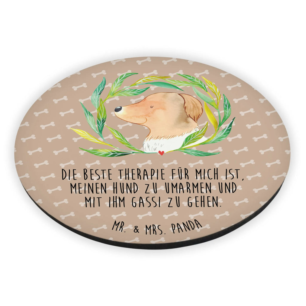 Rund Magnet Hund Ranke Kühlschrankmagnet, Pinnwandmagnet, Souvenir Magnet, Motivmagnete, Dekomagnet, Whiteboard Magnet, Notiz Magnet, Kühlschrank Dekoration, Hund, Hundemotiv, Haustier, Hunderasse, Tierliebhaber, Hundebesitzer, Sprüche, Ranke, Therapie, Selbsttherapie, Hundeliebe, Hundeglück, Hunde