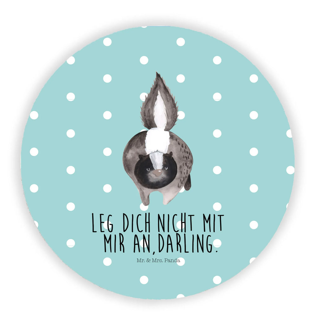 Rund Magnet Stinktier Angriff Kühlschrankmagnet, Pinnwandmagnet, Souvenir Magnet, Motivmagnete, Dekomagnet, Whiteboard Magnet, Notiz Magnet, Kühlschrank Dekoration, Stinktier, Skunk, Wildtier, Raubtier, Stinker, Stinki, wütend, Drohung