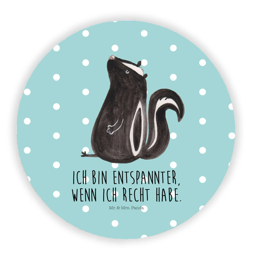 Rund Magnet Stinktier sitzend Kühlschrankmagnet, Pinnwandmagnet, Souvenir Magnet, Motivmagnete, Dekomagnet, Whiteboard Magnet, Notiz Magnet, Kühlschrank Dekoration, Stinktier, Skunk, Wildtier, Raubtier, Stinker, Stinki, Spruch, Büro, Recht, Besserwisser