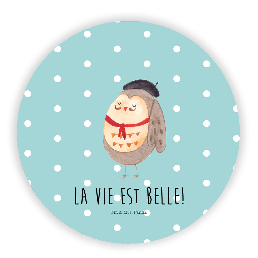 Rund Magnet Eule Frankreich Kühlschrankmagnet, Pinnwandmagnet, Souvenir Magnet, Motivmagnete, Dekomagnet, Whiteboard Magnet, Notiz Magnet, Kühlschrank Dekoration, Eule, Eulen, Eule Deko, Owl, hibou, La vie est belle, das Leben ist schön, Spruch schön, Spruch Französisch, Frankreich