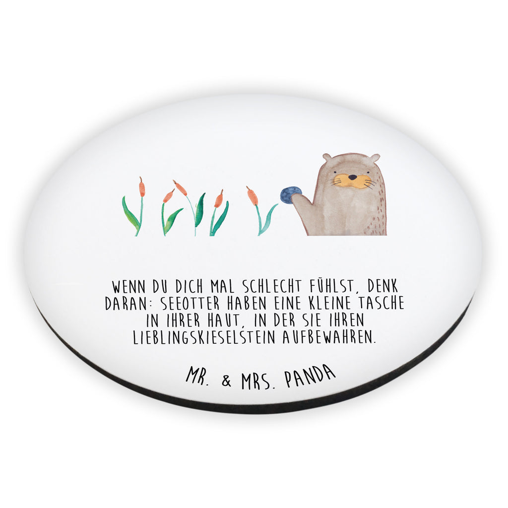 Rund Magnet Otter Stein Kühlschrankmagnet, Pinnwandmagnet, Souvenir Magnet, Motivmagnete, Dekomagnet, Whiteboard Magnet, Notiz Magnet, Kühlschrank Dekoration, Otter, Fischotter, Seeotter, Otter Seeotter See Otter